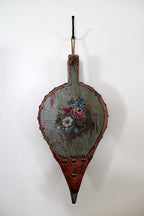 Handmade Folk Art Antique Fireplace Bellows