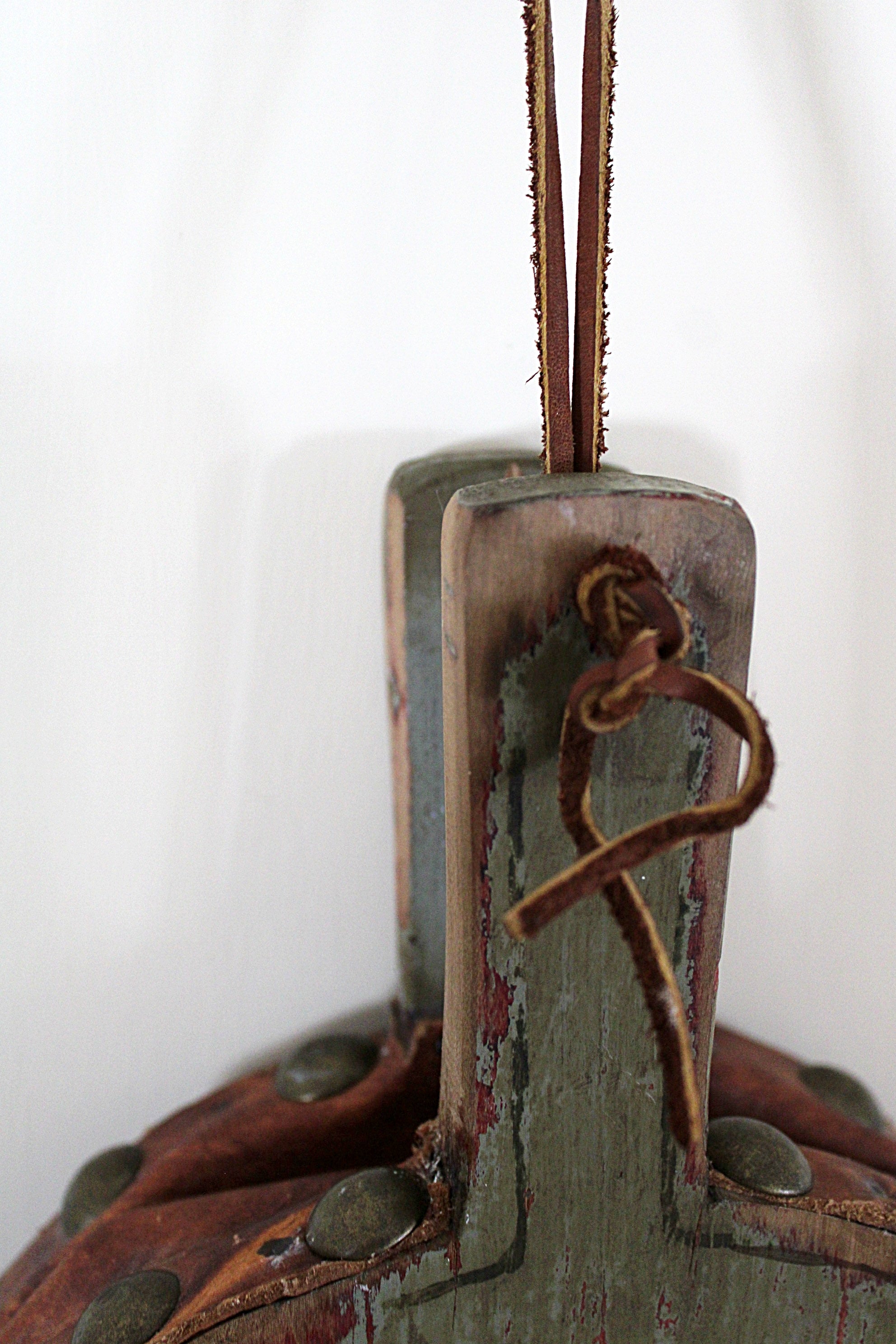 Handmade Folk Art Antique Fireplace Bellows