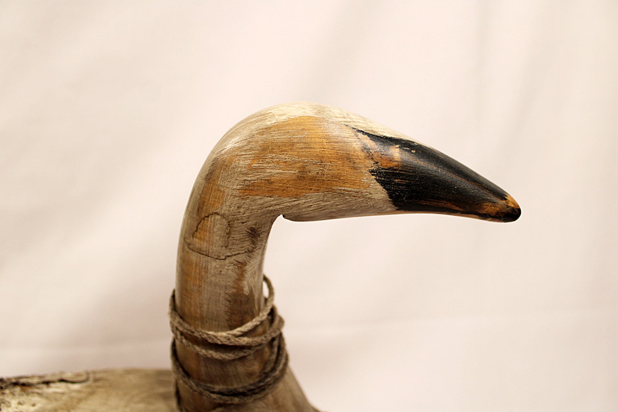 Vintage Wood Swan by Chris Boone