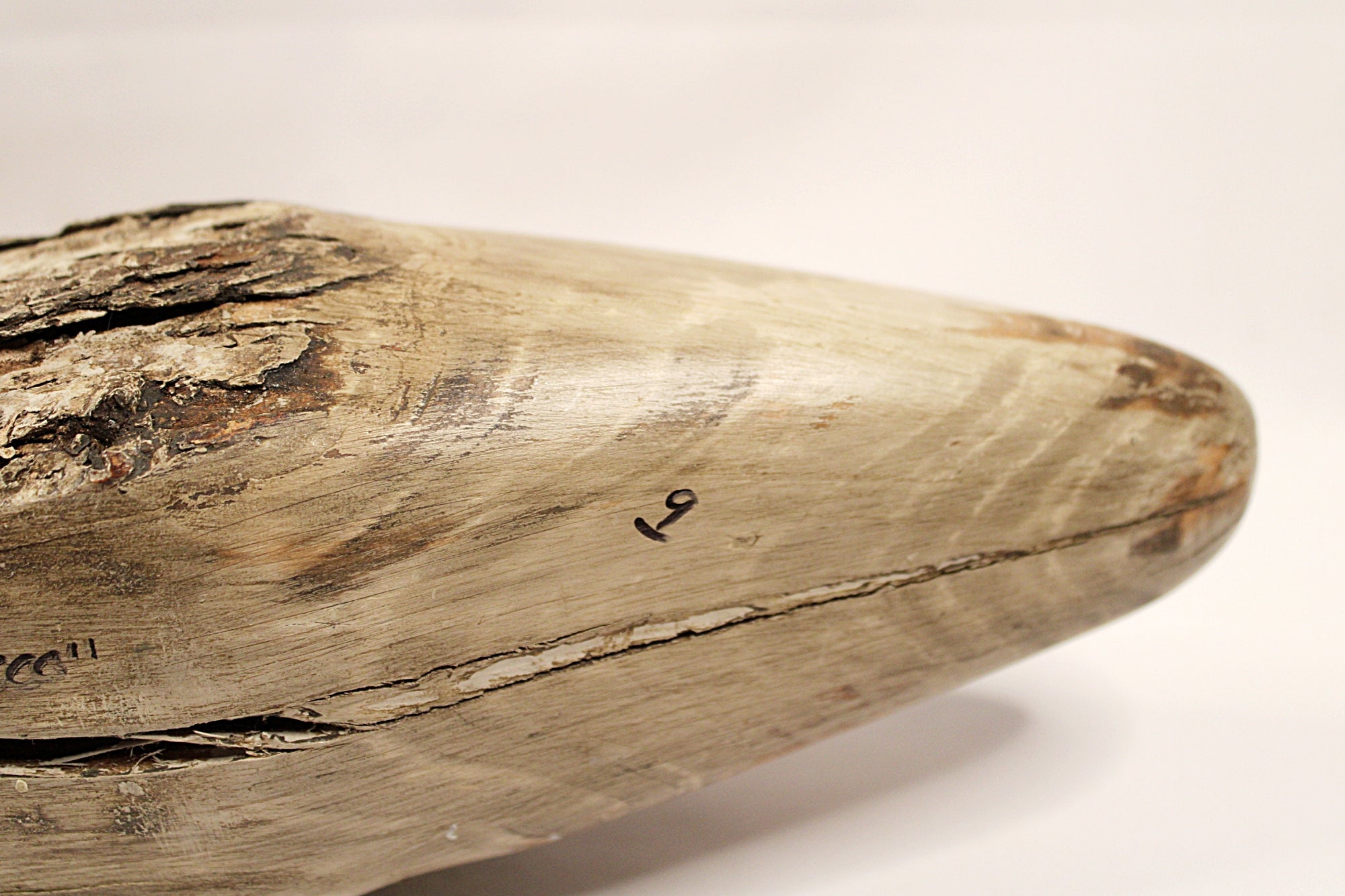 Vintage Wood Swan by Chris Boone