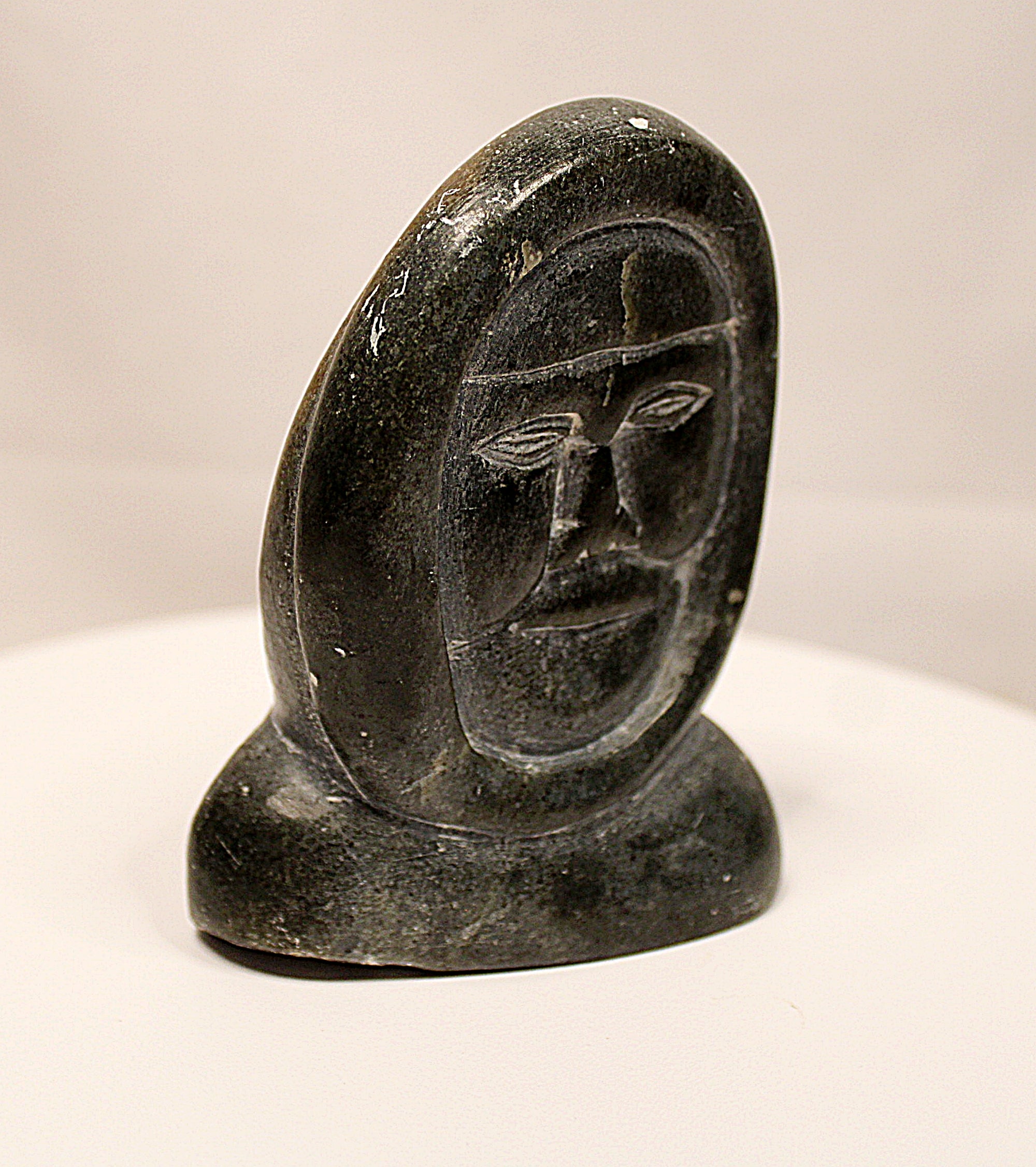 Canada Tag Inuit Stone Authentic Sculpture