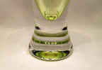 Chartreuse Art Glass Vase by Earl O. James