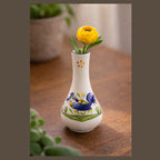 French Faience Vase  Les Coqs by Keller and Guerin 1880 -  1922