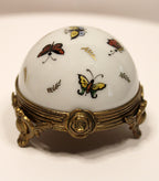 French Rare Hand Painted Limoges Vinaigrette