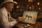 Lost Pack Horse Original Joe R. Breckenridge Oil Painting Stamped and Signed