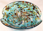 Italian Tutti Frutti  Murano Art Glass Bowl by AVEM