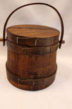 Wood Firkin - Bucket with Lid - Hard to Find Size