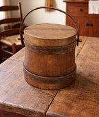 Wood Firkin - Bucket with Lid - Hard to Find Size