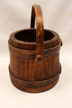 Wood Firkin - Bucket with Lid - Hard to Find Size