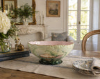 T & V Antique French Art Nouveau Limoges Centerpiece Bowl