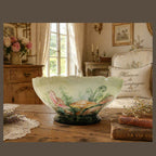 T & V Antique French Art Nouveau Limoges Centerpiece Bowl