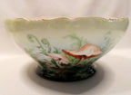 T & V Antique French Art Nouveau Limoges Centerpiece Bowl