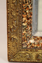 Antique Victorian Wood Frame closepu left bottom corner