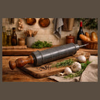 French Kitchen Antique Pewter Handheld Sausage Stuffer