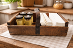 Handmade Primitive Wood Carrier