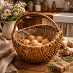 Appalachia 1930s Large Willow Basket
