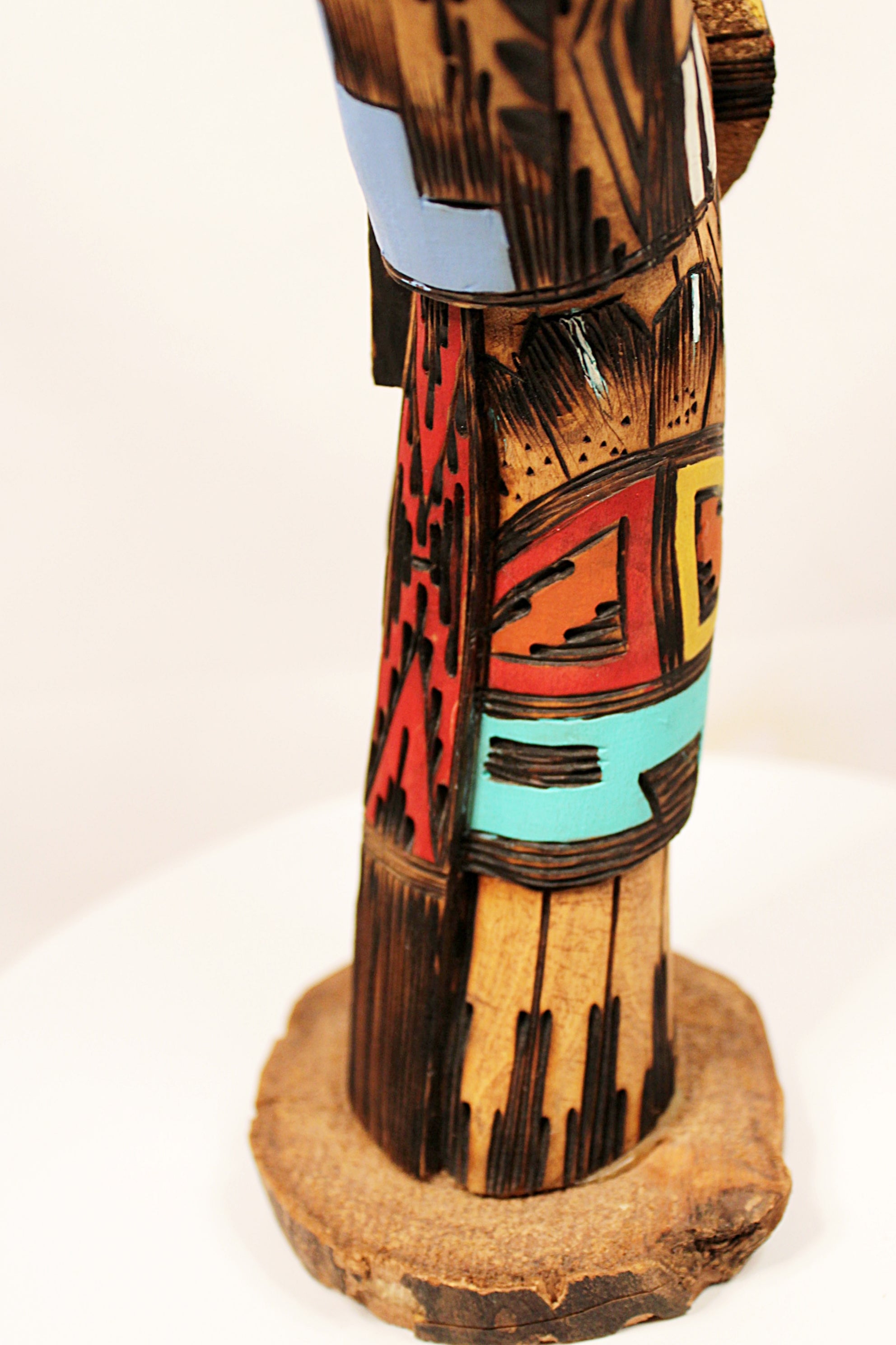 Native American Long Hair Kachina Carving