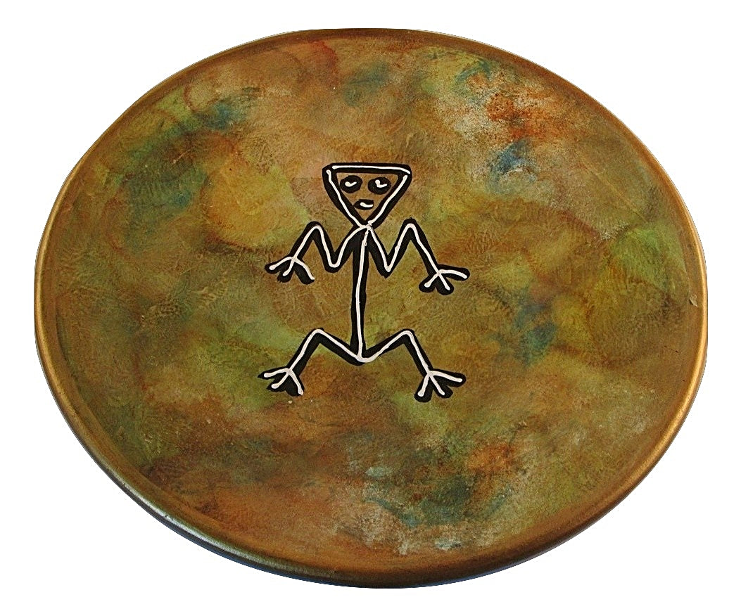 Dominican Republic Rock Art Theme Wall Plate