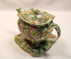 Jacobina Pattern Royal Winton Athena Teapot and Trivet England