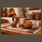 Pre-Columbian Style Pair Bird and Armadillo Ocarinas