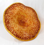 Murano Glass Hand Blown Pedestal Bowl