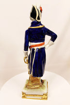 Vintage Porcelain Figurines Trio of French Generals Hand Painted