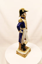 Vintage Porcelain Figurines Trio of French Generals Hand Painted